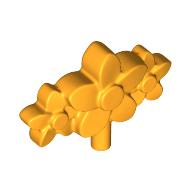 Lego Headwear Accessory Flowers with Small Pin / Bright Light Orange