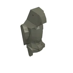 Animal, Bird, Parrot [Plain] / Dark Gray