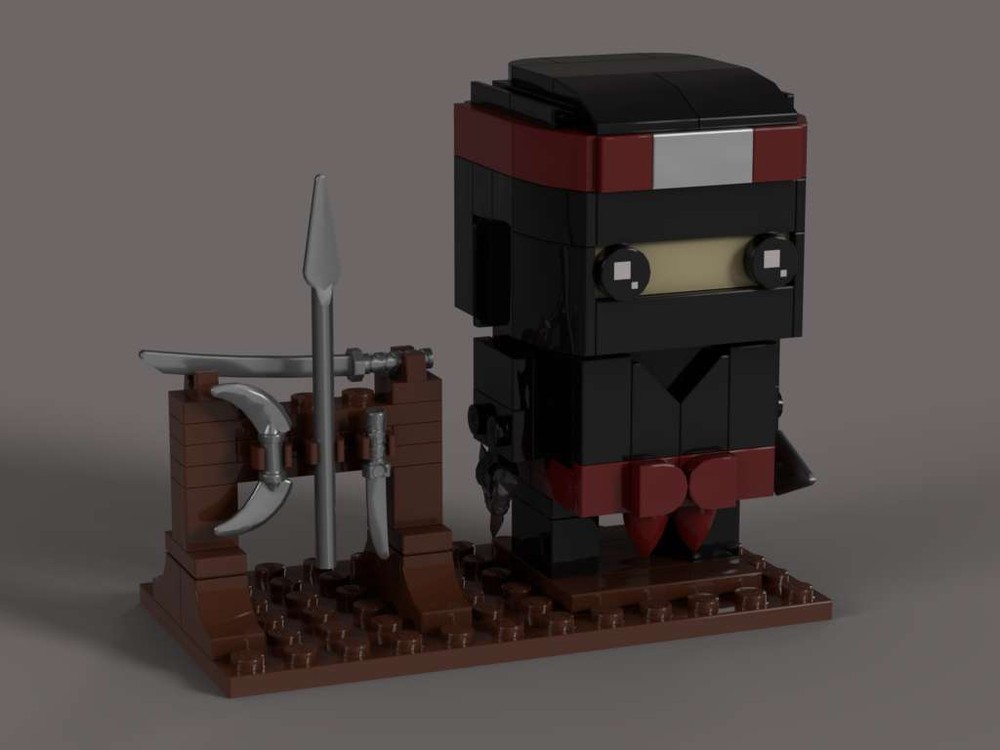 Lego Brick-built Warrior: Ninja