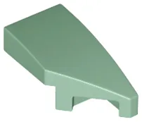 Brick Wedged, Curved 2 x 1 with Stud Notch Right