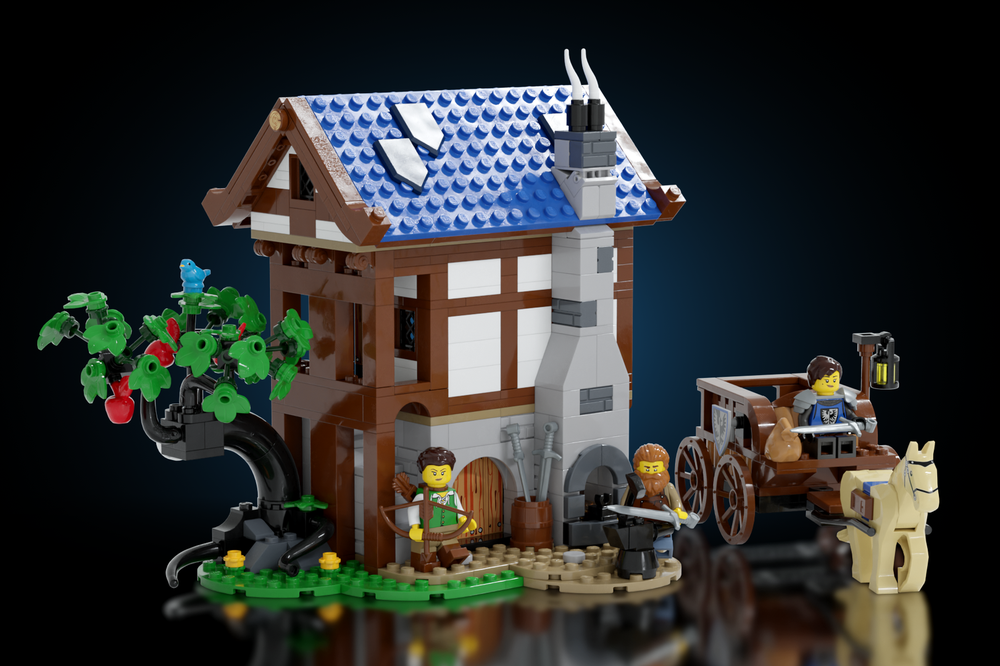 Lego Blacksmith Shop