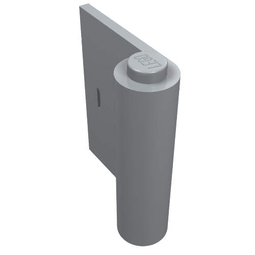 Lego Door 1 x 3 x 3 Left / Light Bluish Gray