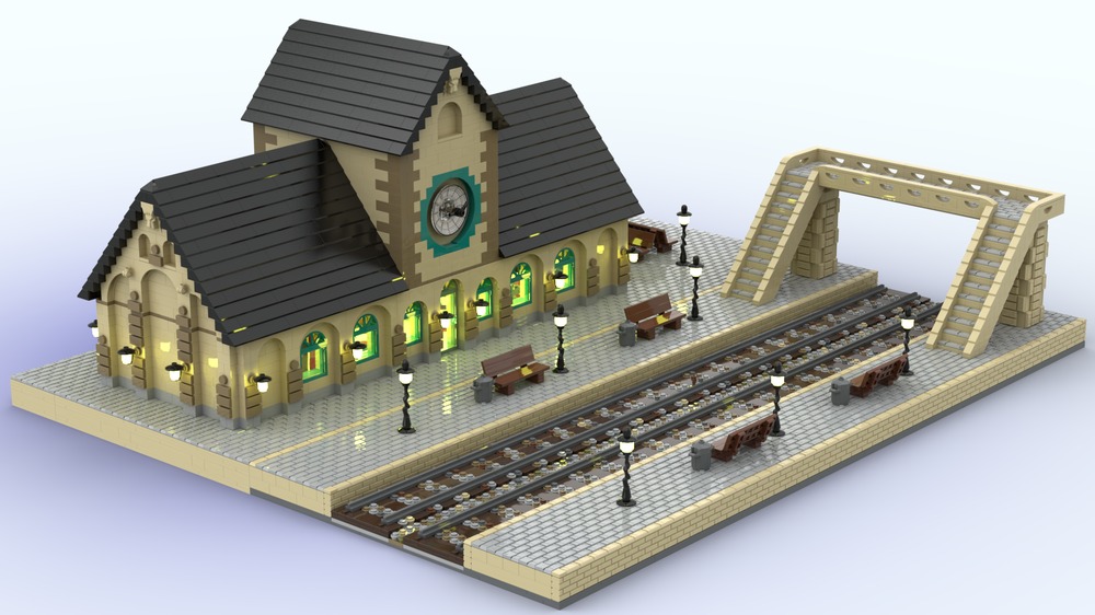 Lego Train Station