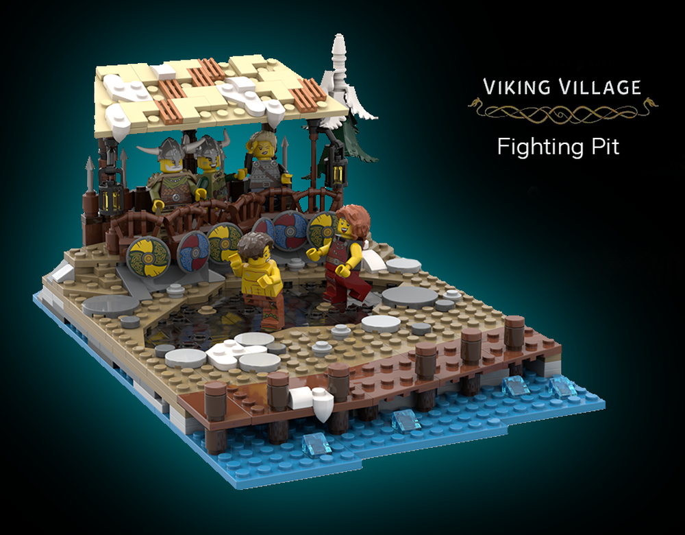Lego Fighting Pit - Viking Village Expansion