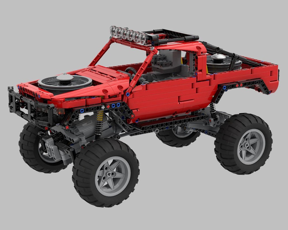 Lego Truck with Continuously Variable Transmission