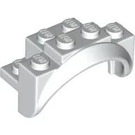 Wheel Arch, Mudguard 4 x 2 x 2 1/2 / White