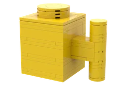 Upscaled 1x1 Brick with Bar handle