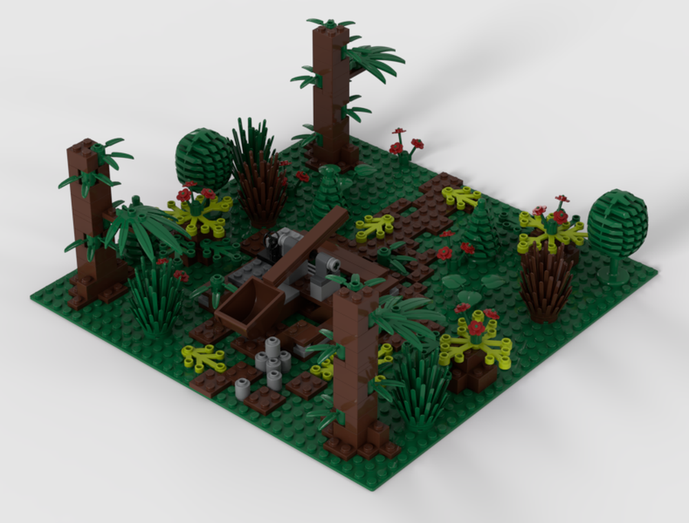 Lego Ewok Catapult Station