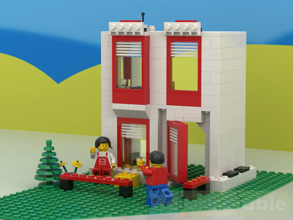Lego 6380 Upside down house