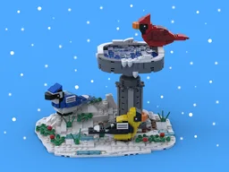 Winter Bird bath