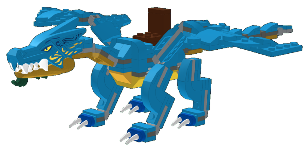 Lego Snow Miser's Dragon