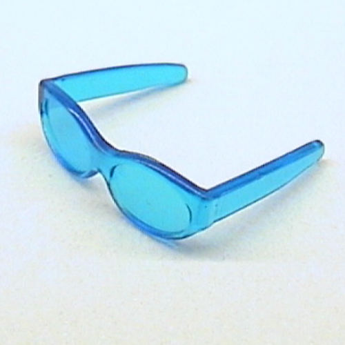 Lego Scala, Equipment Sunglasses / Trans-Dark Blue
