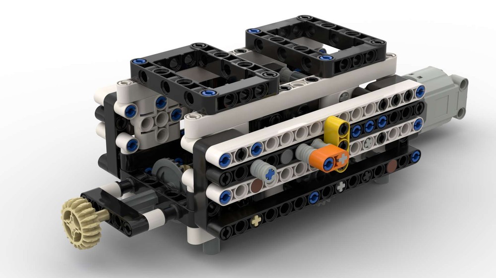 Lego Two Degrees of Freedom 2 speed Automatic Gearbox