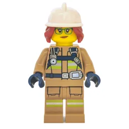 Freya McCloud, Dark Tan Fire Suit with Gauge and Straps