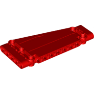 Lego Technic Panel 5 x 11 x 1 Tapered / Red