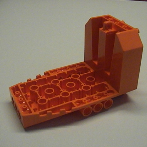 Lego Aircraft Fuselage Angular Aft Section 6 x 10 x 5 / Orange