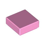 Lego Tile 1 x 1 with Groove / Bright Pink