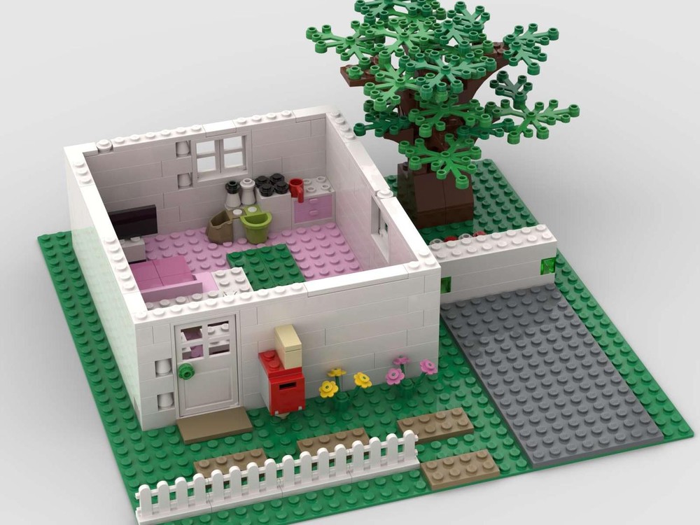 Lego Sunshine Cottage: First Level and Grounds