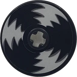 Technic, Disk 3 x 3 with Spinning Wheel Pattern (Sticker) - Set 75549
