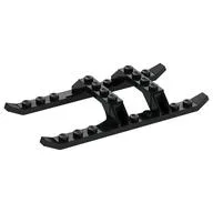 Helicopter Skid Rails 12 x 6 / Black