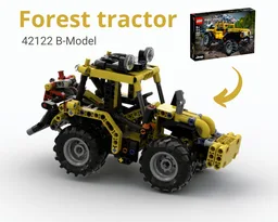 Winch and Blade Forest Tractor 42122 alternative build