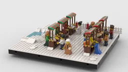 Christmas Scenery - Food Stalls