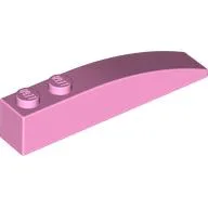 Brick Curved 6 x 1 / Bright Pink