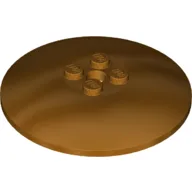 Dish 6 x 6 Inverted (Radar) with Solid Studs / Metallic Gold