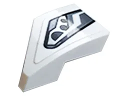 Wedge 2 x 1 x 2/3 Right with Car Headlight Pattern (Sticker) - Set 76896