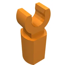 Bar Holder with Clip / Orange