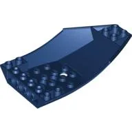 Brick Wedged, Curved Inverted 10 x 6 x 2 Cockpit / Dark Blue