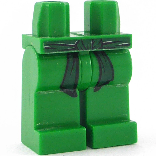 Lego Hips and Green Legs with Dark Green Sash Print (Lloyd) / Green