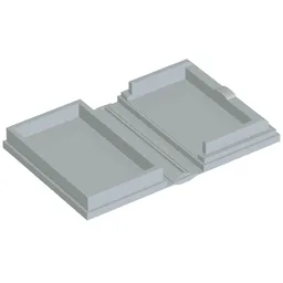 Book 2 x 3 [Plain] / Light Violet