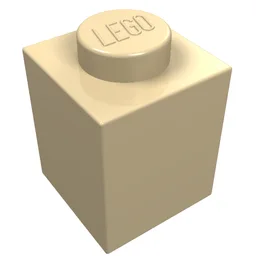 Brick 1 x 1 / Tan