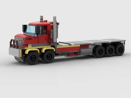 Tri-drive Flat Deck Truck
