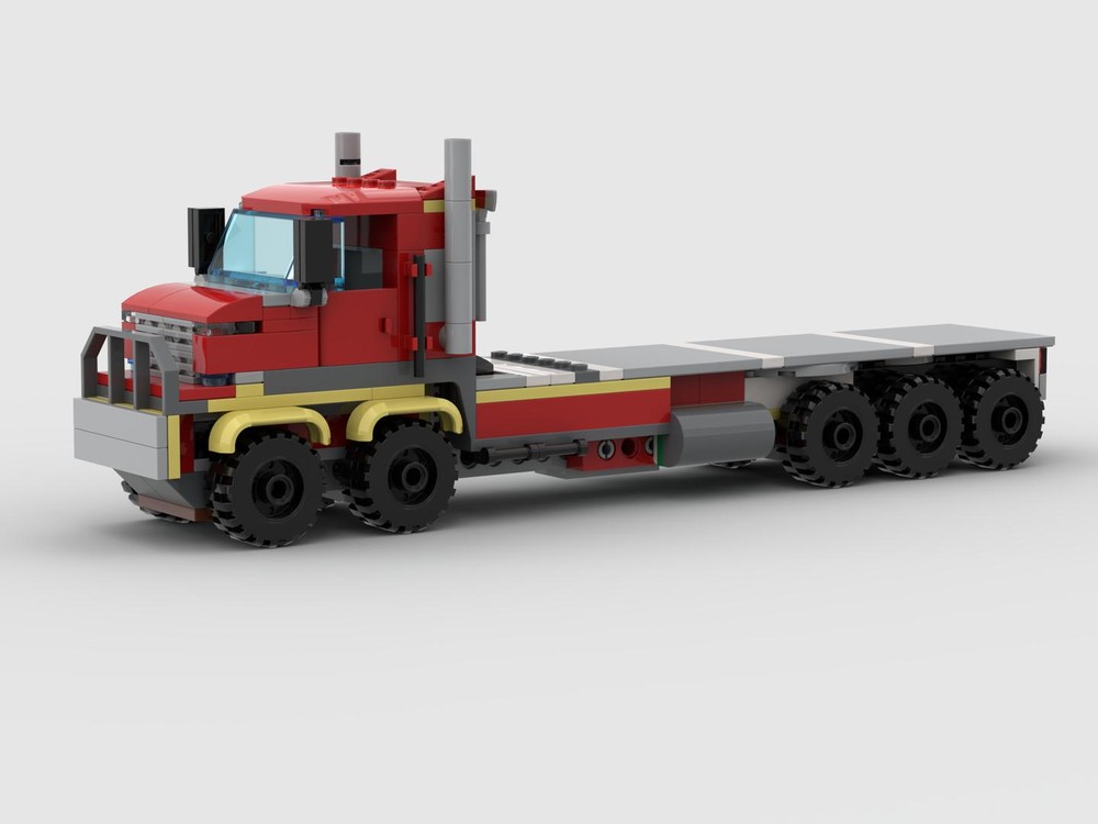 Lego Tri-drive Flat Deck Truck