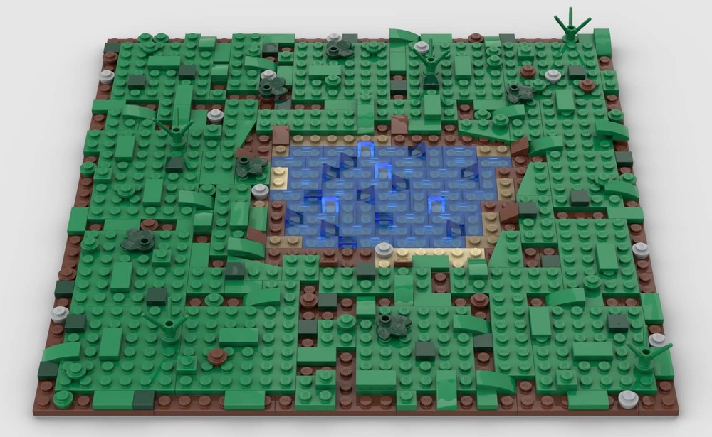 Lego Pond Battle Plate