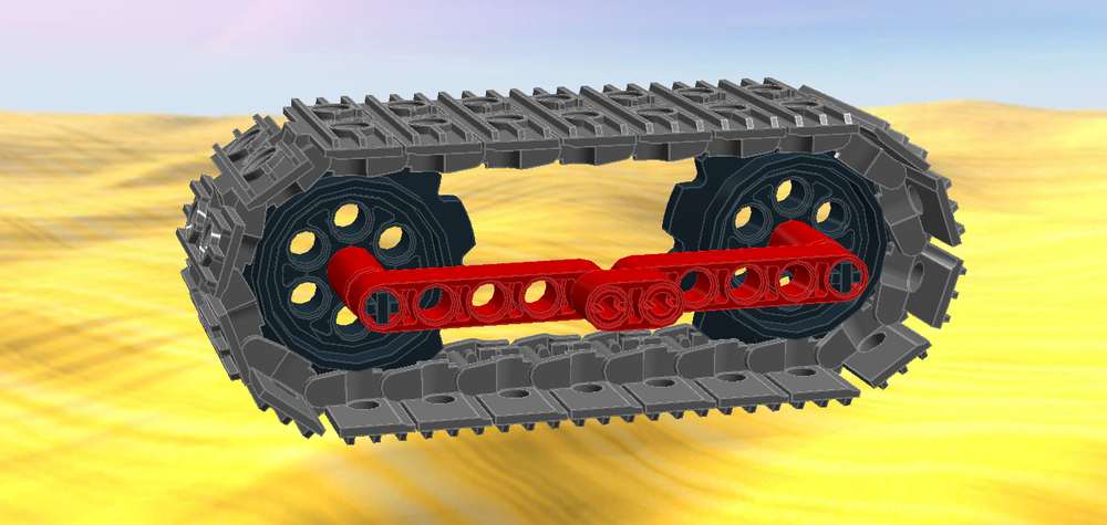 Lego Large Tracks - 10 Center
