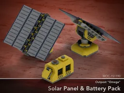 Outpost Omega: Solar Panel & Battery Pack