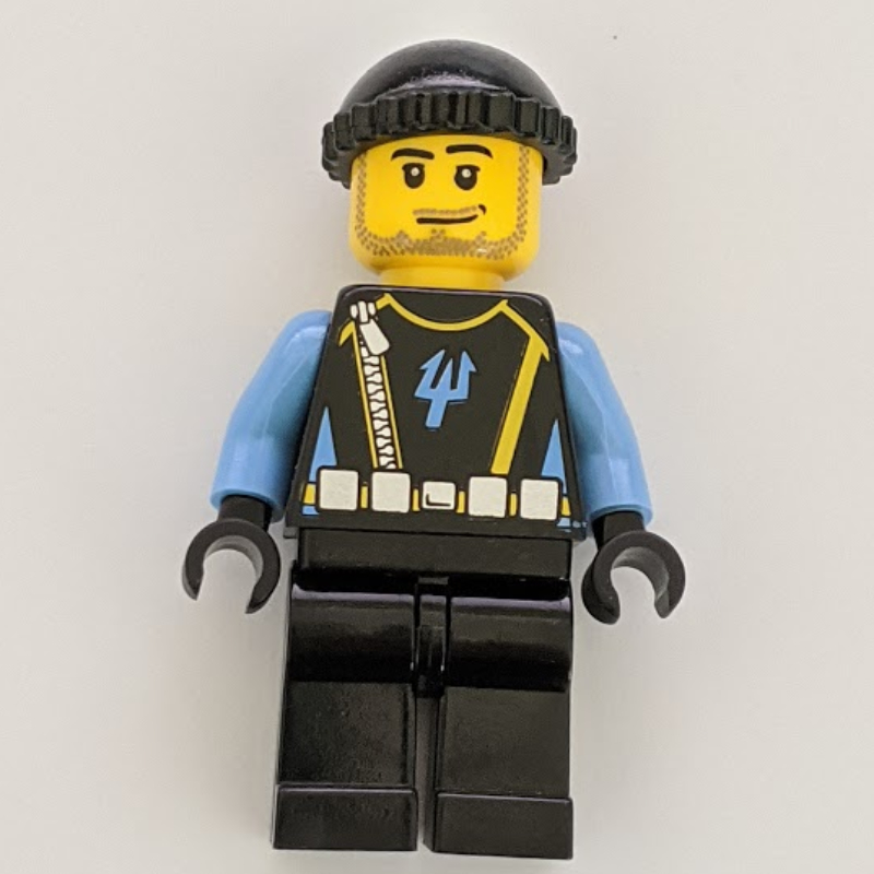 Lego Aquaraider Diver 5 with Black Hat