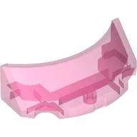 Windscreen 2 x 4 Half Dome / Trans-Dark Pink