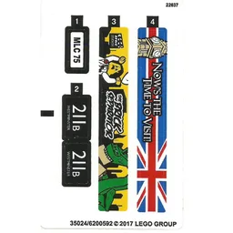 Sticker Sheet for Set 40220-1 (Corrected Version) / [No Color/Any Color]