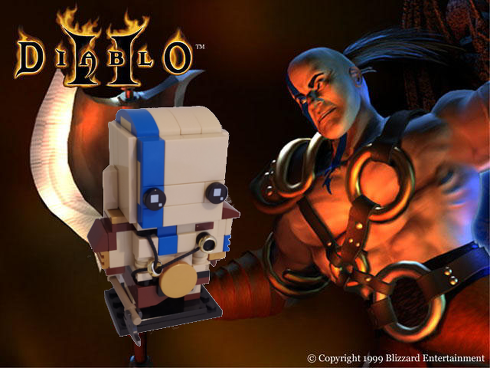 Lego Barbarian from Diablo® II