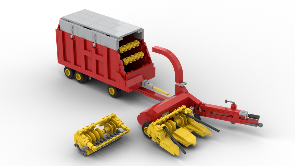 Lego New Holland 900 With Silage Box