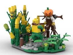 Corn Cob Guy Diorama