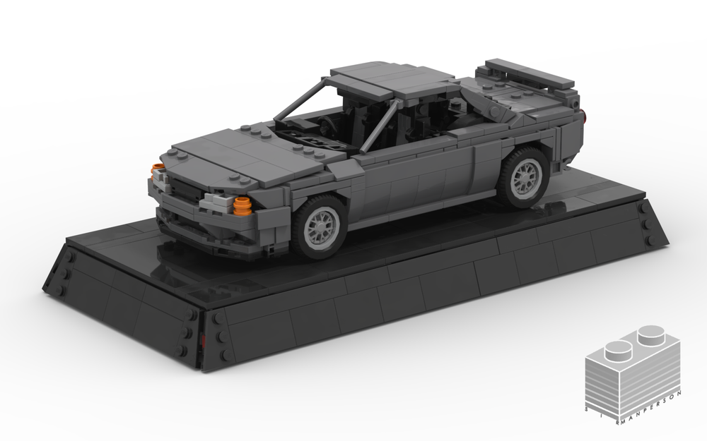 Lego Nissan Skyline GT-R R32 - Miniland scale (updated)