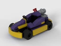 Yellow Lightning Go-Kart