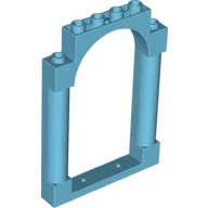 Panel 1 x 6 x 7 with 2 Columns and Arch / Medium Azure