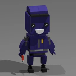 Bricheadz: Fnaf 1: The purple guy (2.0)
