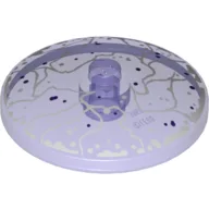 Dish 4 x 4 Inverted [Radar] with White Force Field Print